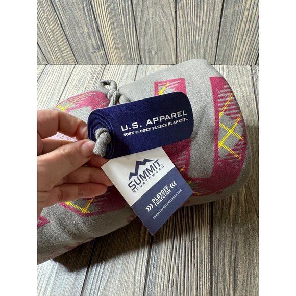 ASU Sun Devils Soft & Cozy Fleece Blanket By U.S. Apparel - Picture 3 of 4